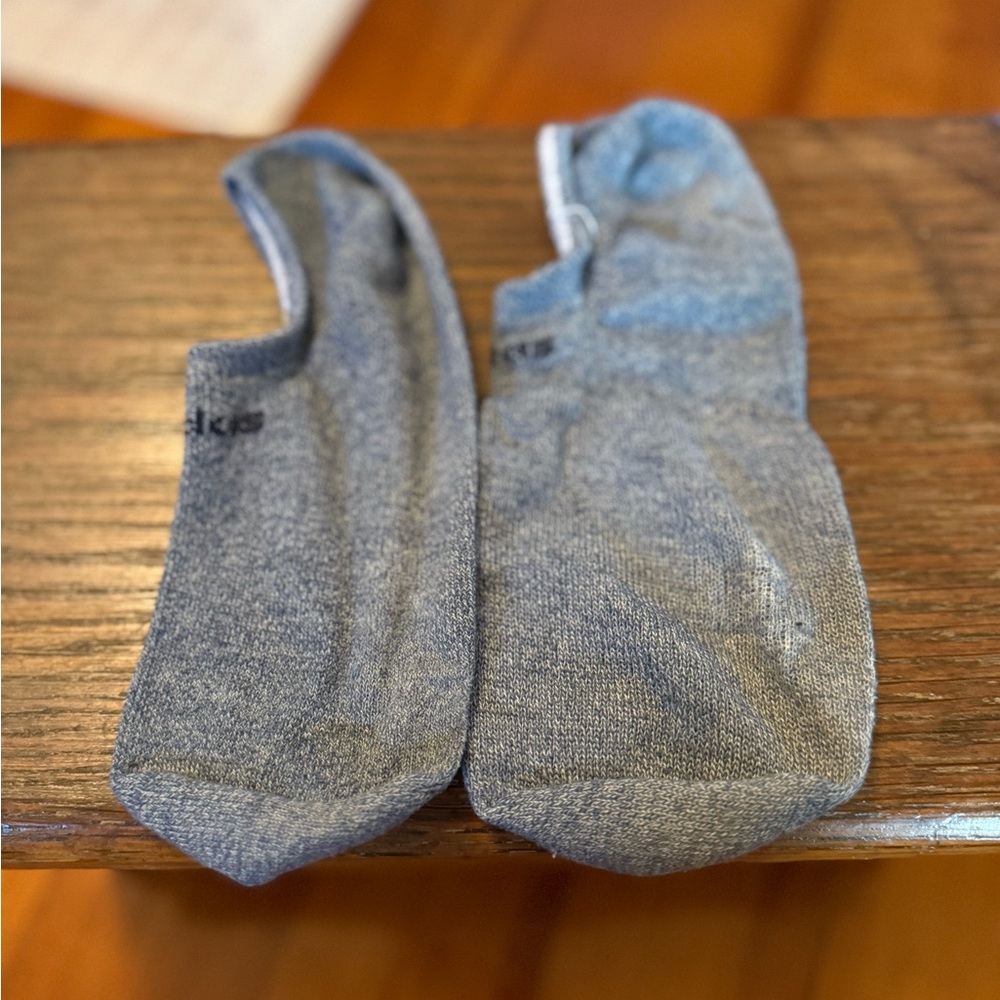 Adidas Men's Grey No-Show Socks